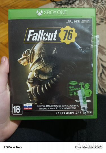 Диски на хбокс one фалаут 76