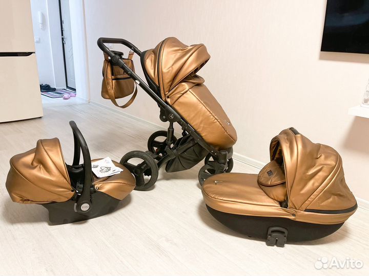 Коляска verdi mirage limited 3 в 1 Gold