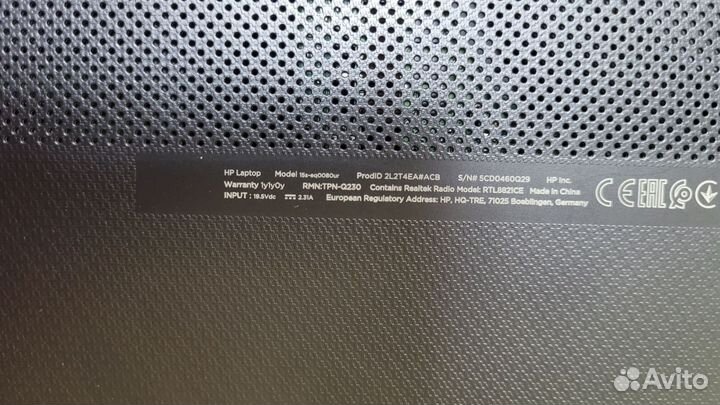 Ноутбук Hp laptop 15s
