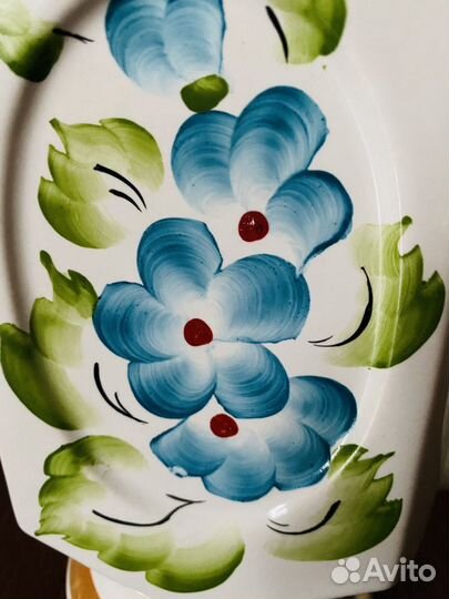 Чайный сервиз керамика. Ручная роспись