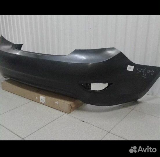 Бампер задний hyundai solaris