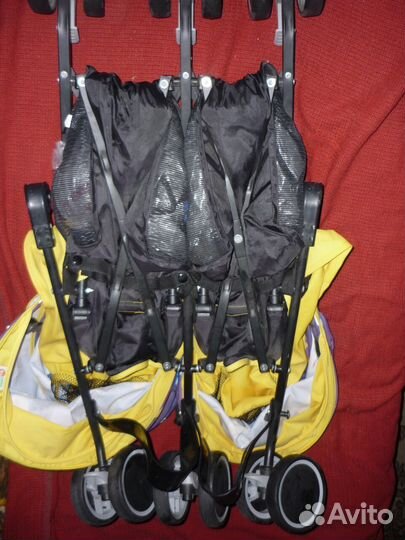 Коляска сидячая двойная отл. сост