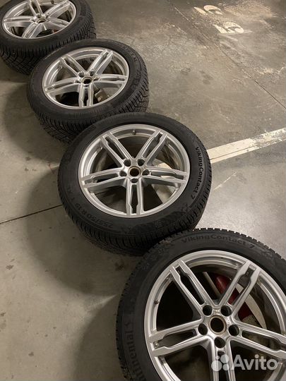 Диски с шинами r19 от Porshe Macan разноширокие