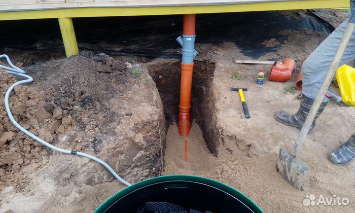 Монтаж септика
