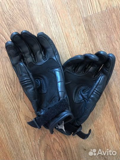 Мотоперчатки кожанные