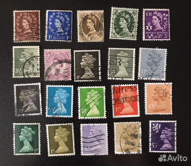 Почтовые марки Англии