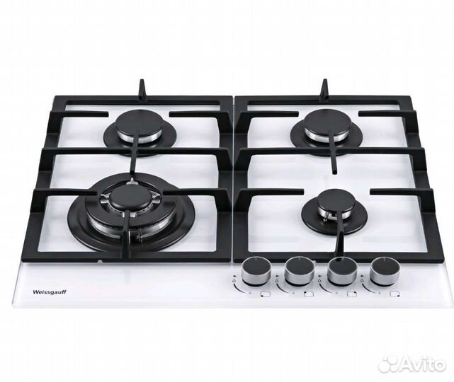 Газовая панель Weissgauff стеклокерамика, новая