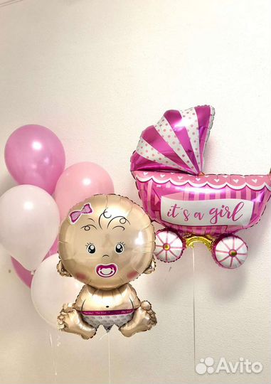 Воздушные шары на выписку