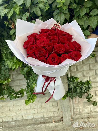 Роза 25 роз