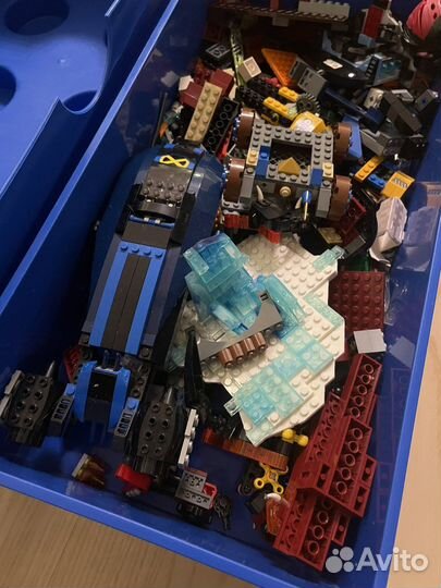 Lego бокс оригинальный с деталями лего