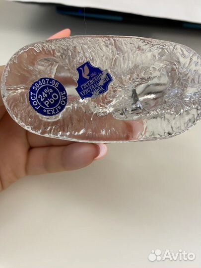 Хрустальная статуэтка быка