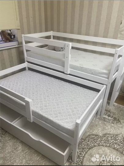 Детская кровать из березыдля 2 детей