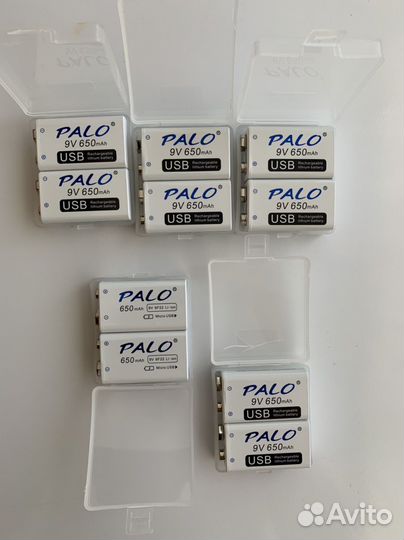 Аккумулятор-2шт krona 9v Palo