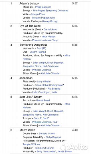 Natacha Atlas - Something Dangerous CD Rus