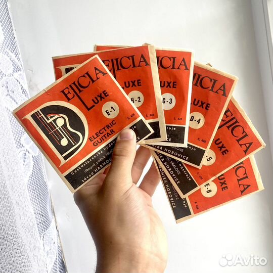 Струны для электрогитары Elicia Luxe. СССР