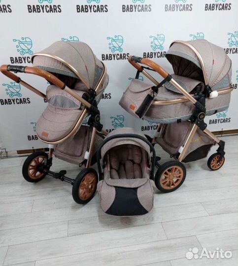 Коляска LuxMom 3 в 1 бу