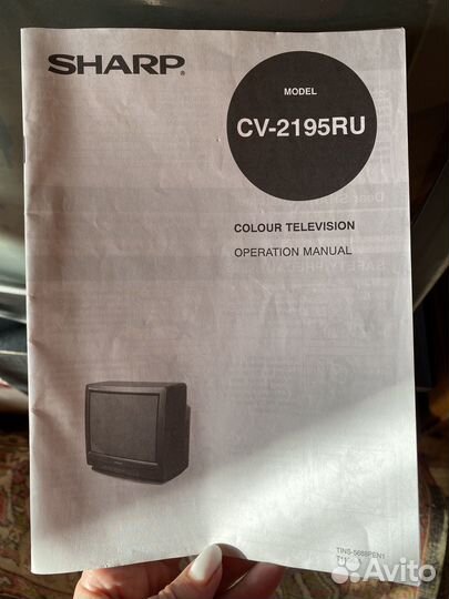 Телевизор бу sharp cv 2132 ck1