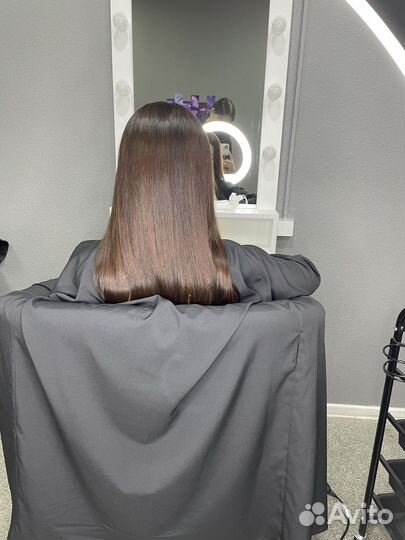 Кератиновое выпрямление