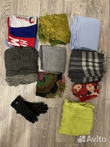 Шарфы платки палантины перчатки