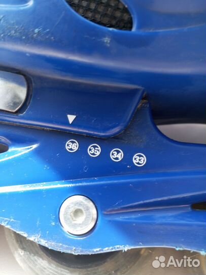 Ролики детские раздвижные 33 - 36