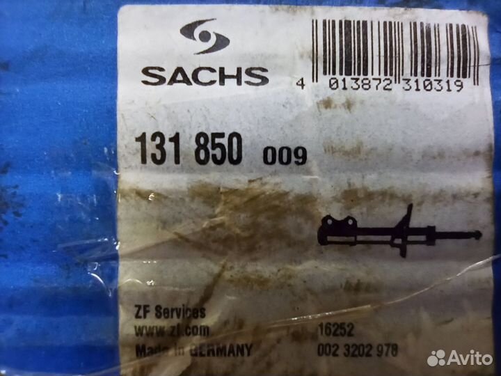 Амортизатор кабины с пружиной 131850 Sachs