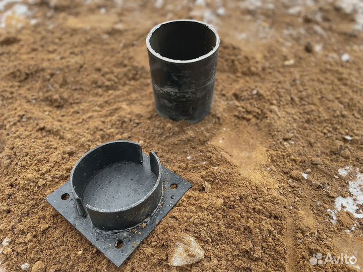 Винтовые сваи гильзованные