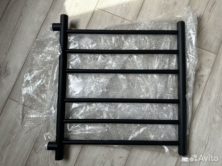 Полотенцесушитель водяной черный Маргроид 50х60