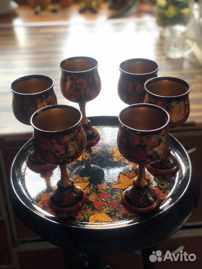 Посуда хохлома