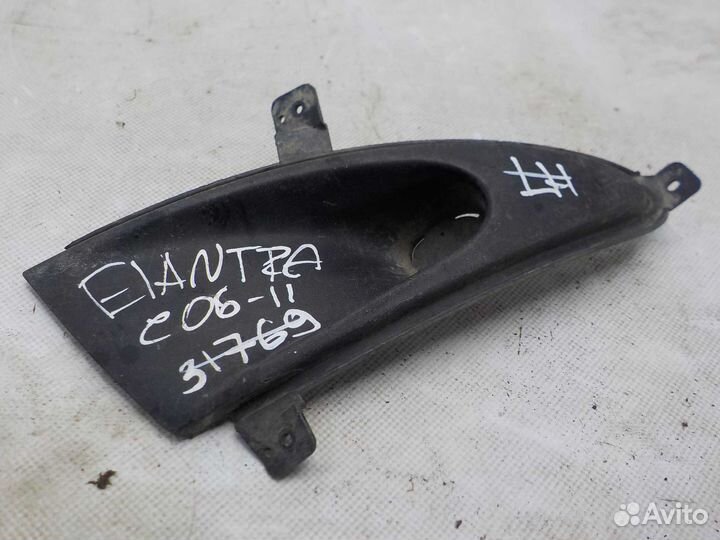 Накладка переднего бампера левая Hyundai Elantra