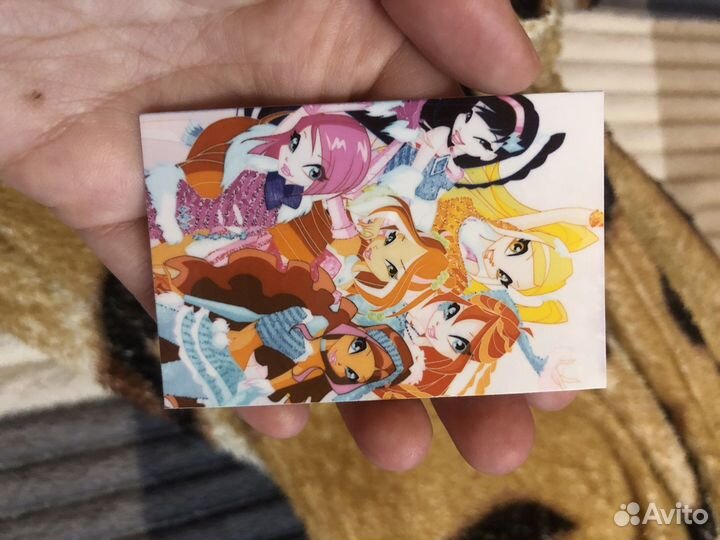 Наклейки winx