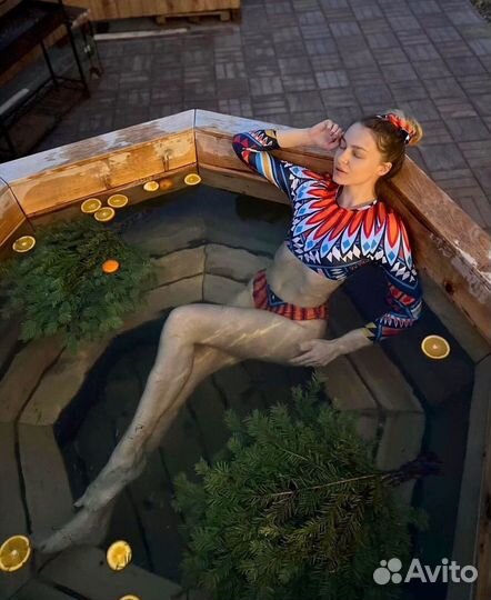 Банный чан/Купель.Уличная баня