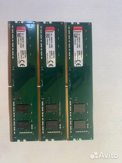 Оперативная память DDR4 Kingston 8 гб
