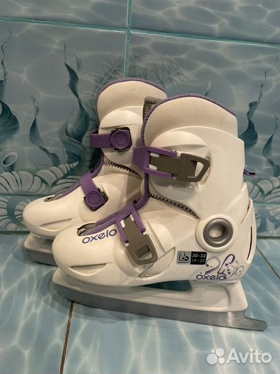 Коньки детские раздвижные 30-32