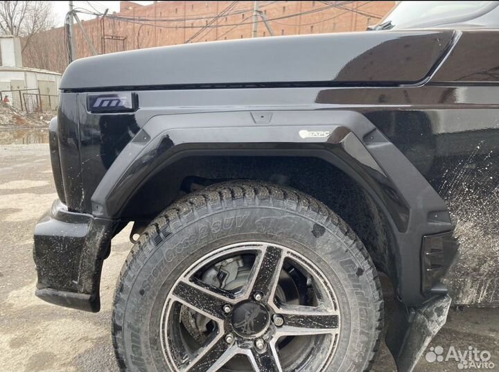 Расширители арок на ниву urban в стиле amg