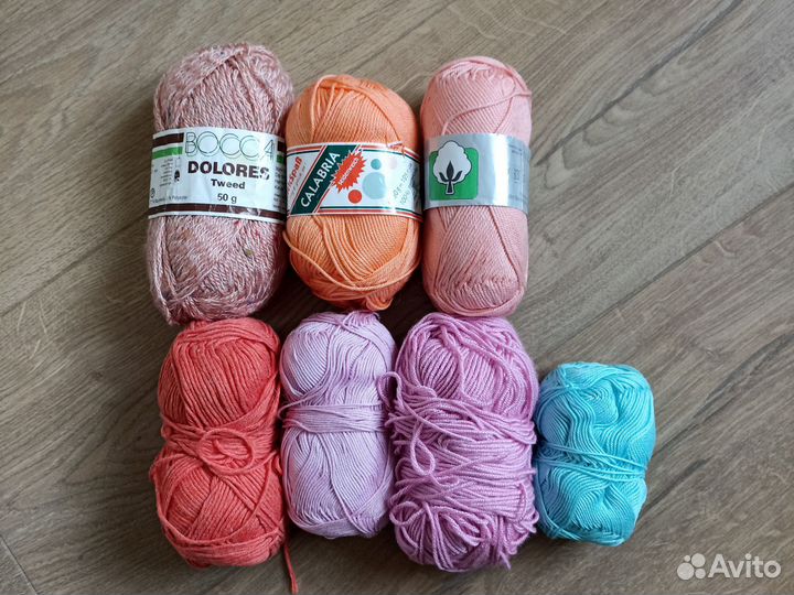 Пряжа нитки для вязания/ разные