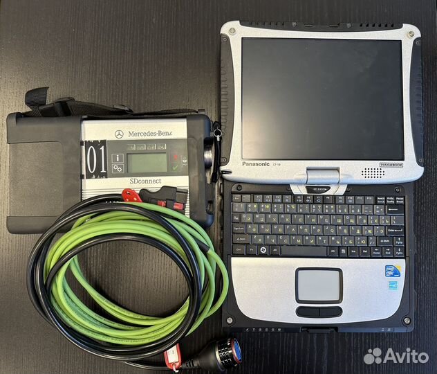 Mercedes SD Xentry Connect C5 автосканер + ноутбук