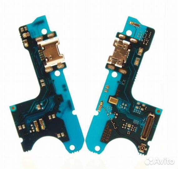 Шлейф для Honor 8C (плата) + разъем зарядки + микр