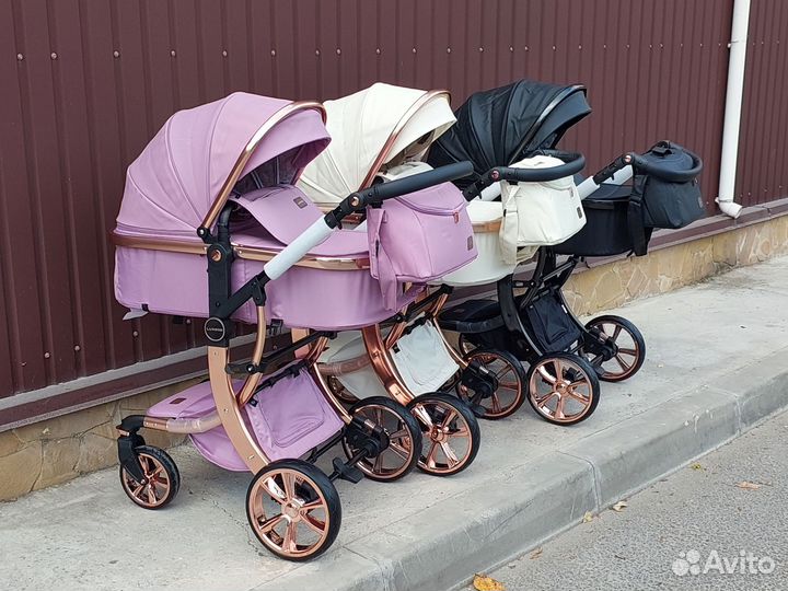 Коляска 2в1 Новая Кожа большой ассортимент (Star)