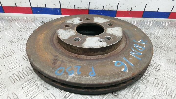 Диск тормозной передний Hyundai Santa Fe