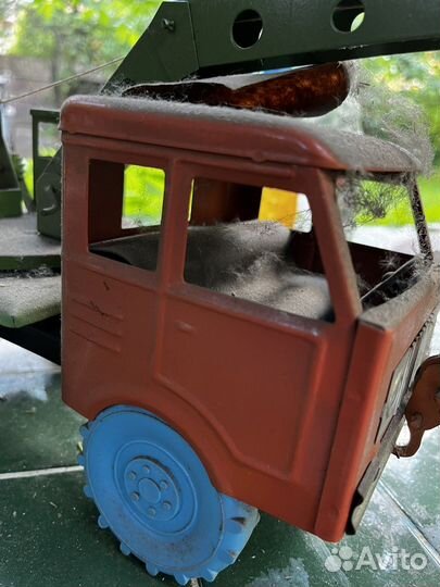 Маз-АВТОКРАН игружка советская в коробке