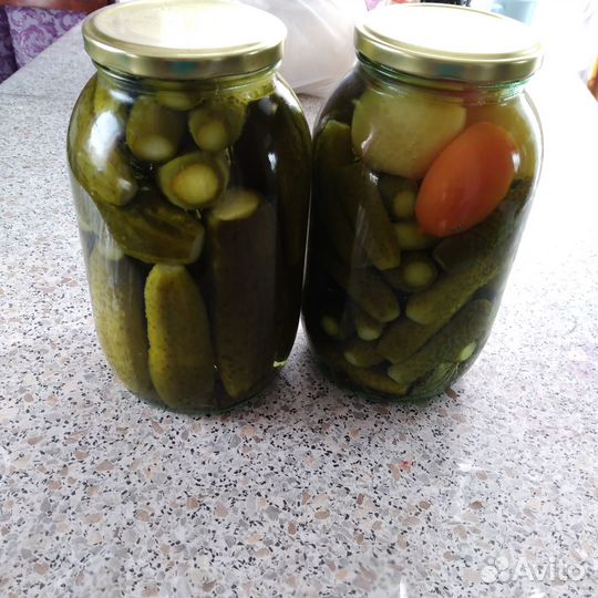 Огурцы маринованные домашние