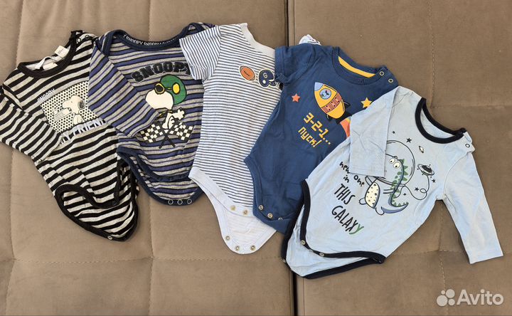 Вещи пакетом на мальчика 62 68 74