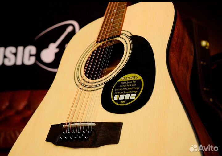 12 струнная гитара Cort AD810