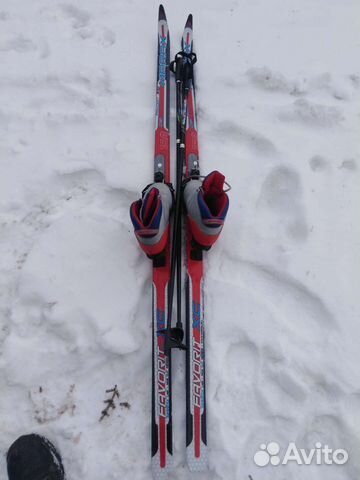 Лыжи беговые детские 160 с ботинками