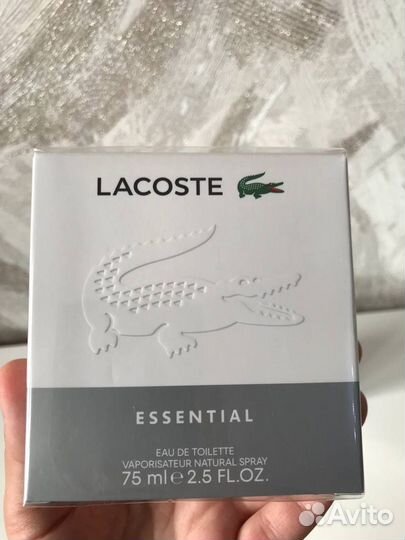 Lacoste essential туалетная вода 75 мл