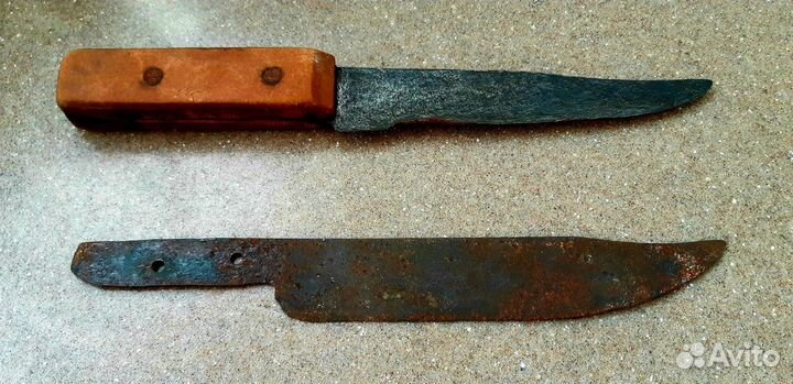 Нож старинный кухонный самодельный