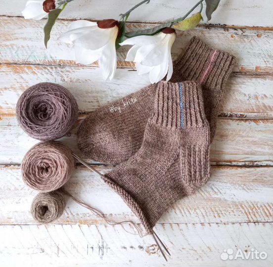 Носки вязаные