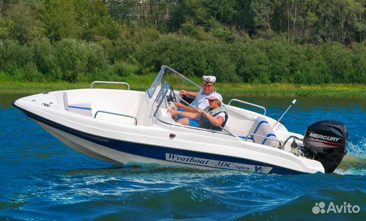 Новый катер Wyatboat 3 DC Open длина 4,7 м