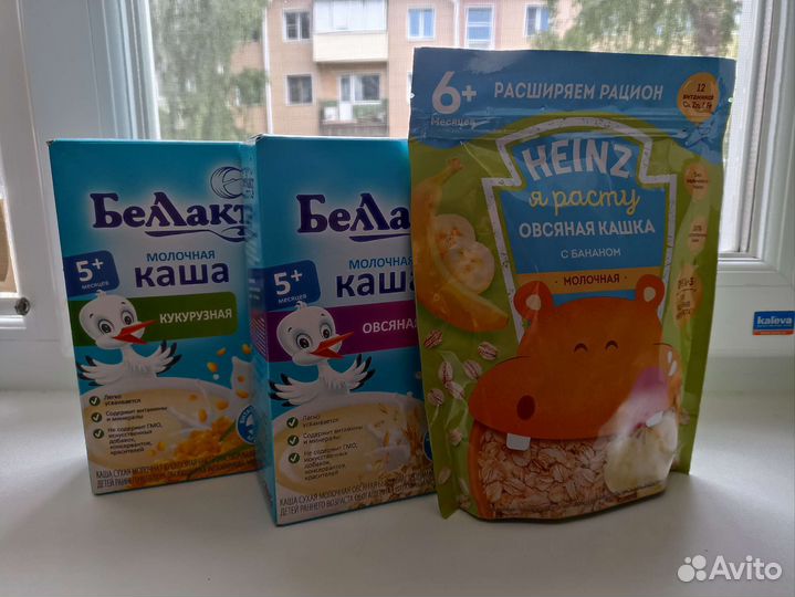 Детские каши молочные