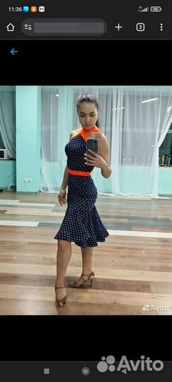 Бальное платье латина ю1